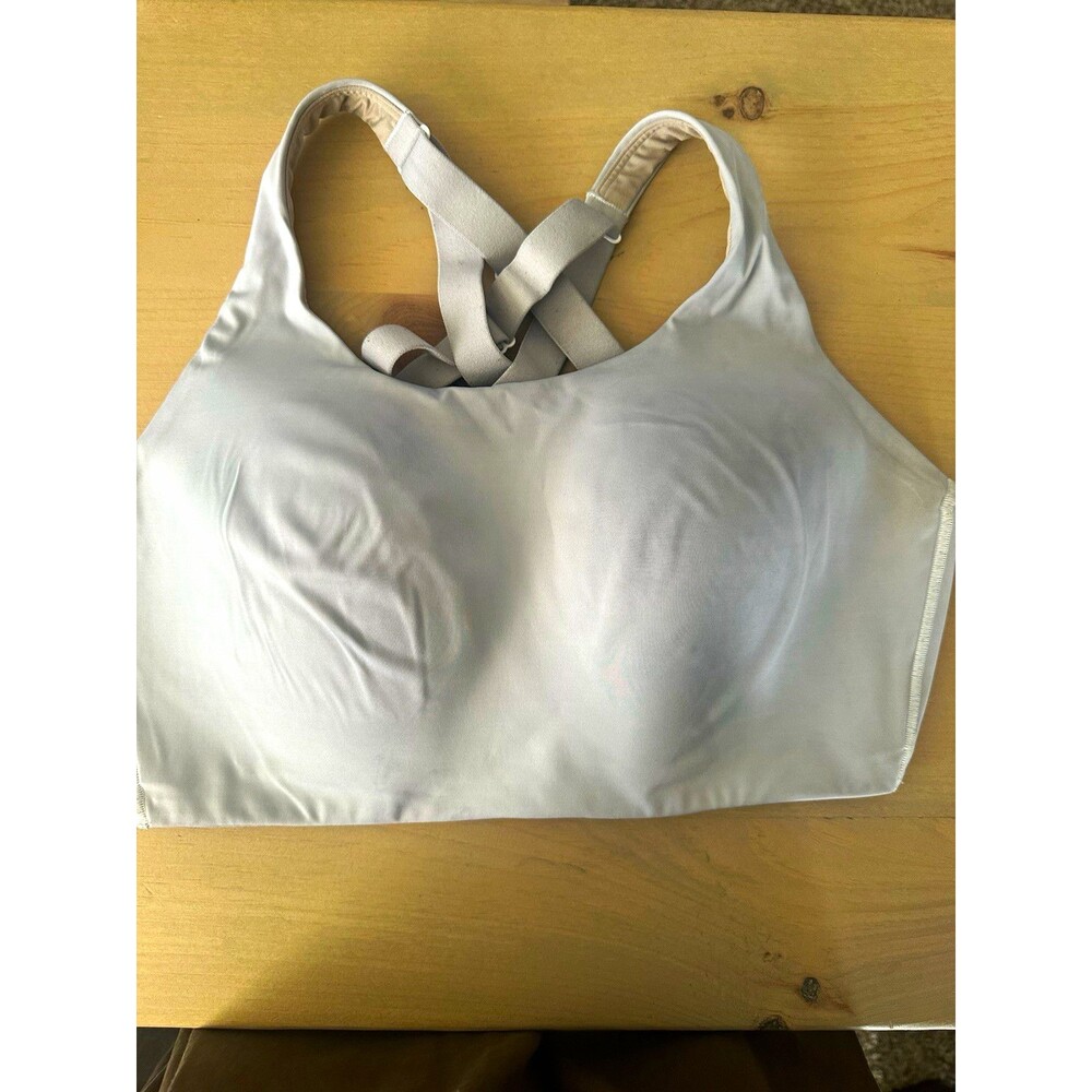 lululemon athletica Enlite 40D Gray High Support Hook & Eye Bra